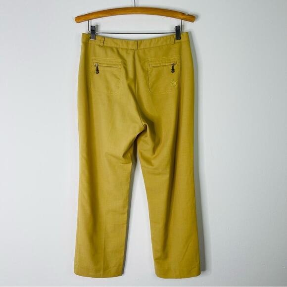 Dallant yellow mustard cropped high waisted lightweight pants 29 - Picture 5 of 7